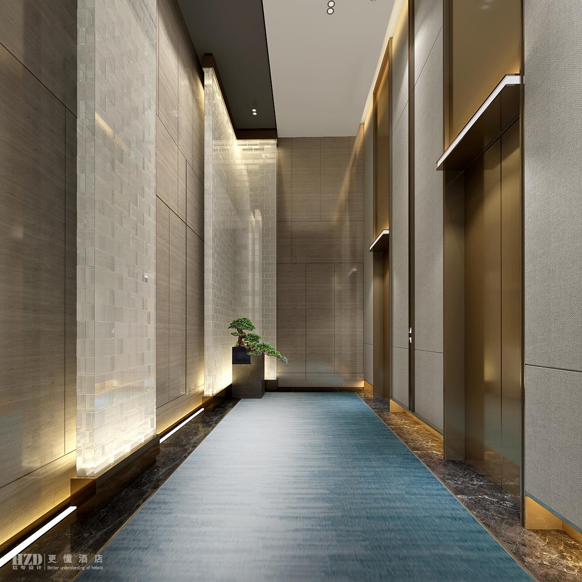 酒店樓電梯廳設計